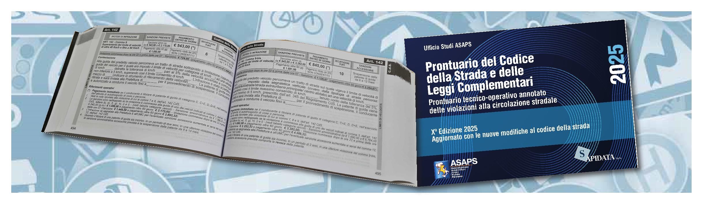 Prontuario del Codice della Strada e delle leggi complementari