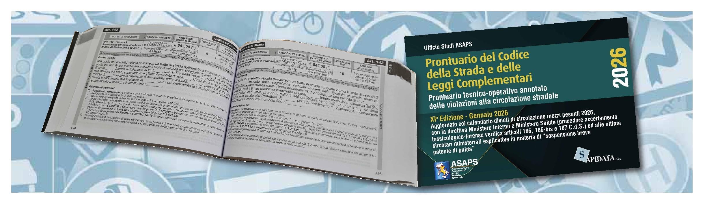 Prontuario del Codice della Strada e delle leggi complementari